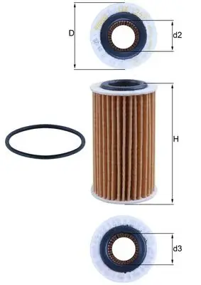 Kracherpreis KNECHT OX 1267D - Ölfilter