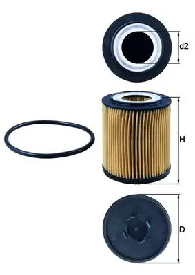 Aktuell KNECHT OX 182D - Ölfilter