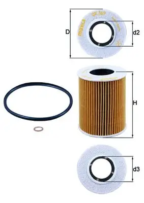 KNECHT OX 369D - Ölfilter Bestseller
