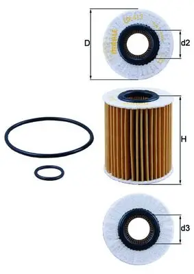 KNECHT OX 413D1 - Ölfilter Expressversand