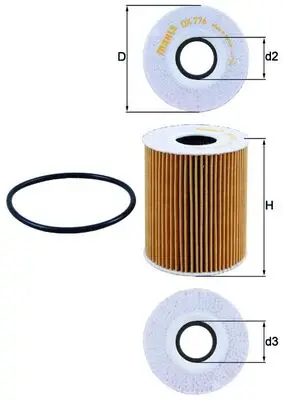 Top-Seller KNECHT OX 776D - Ölfilter