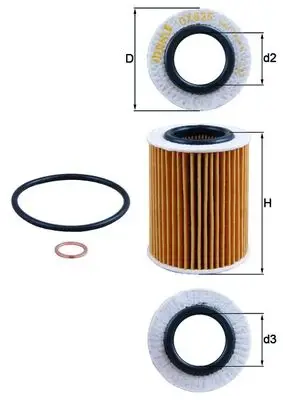 Neu Im Sortiment KNECHT OX 825D - Ölfilter