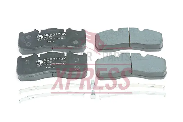 MERITOR MDP3173K - Bremsbelagsatz, Scheibenbremse - BRAKE PAD KIT Billig