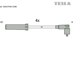 TESLA T498B - Zündleitungssatz Billig
