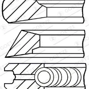 GOETZE ENGINE 08-155600-10 - Kolbenringsatz Billig