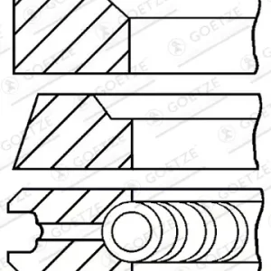 Sale GOETZE ENGINE 08-182700-00 - Kolbenringsatz