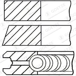 GOETZE ENGINE 08-288000-10 - Kolbenringsatz Markenprodukt