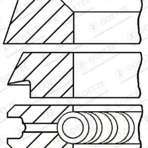 GOETZE ENGINE 08-394500-00 - Kolbenringsatz Must-Have