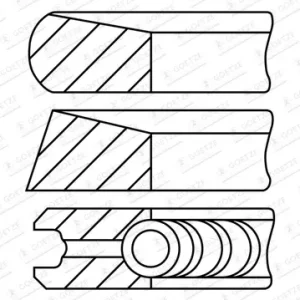 GOETZE ENGINE 08-448600-00 - Kolbenringsatz Top-Seller