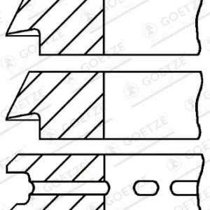 GOETZE ENGINE 08-742600-00 - Kolbenringsatz Begrenztes Angebot