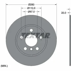 TEXTAR 92305303 - Bremsscheibe - PRO Schneller Versand