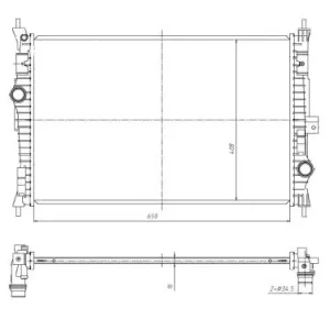 Bestpreis NRF 59302 - Kühler, Motorkühlung