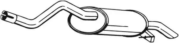 Highlight BOSAL 200-033 - Endschalldämpfer