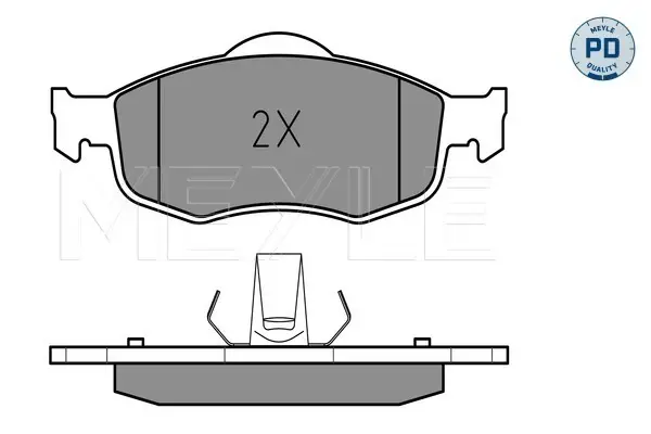 Preis Gesenkt MEYLE 025 213 9418/PD - Bremsbelagsatz, Scheibenbremse - MEYLE-PD Advanced performance and design.
