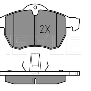 Billig MEYLE 025 230 5719/PD - Bremsbelagsatz, Scheibenbremse - MEYLE-PD Advanced performance and design.