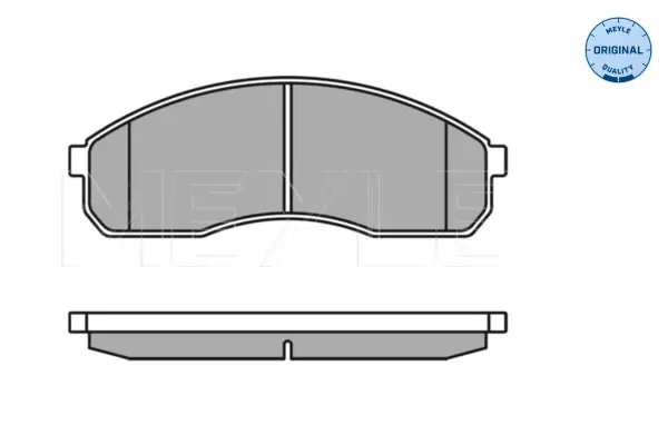 MEYLE 025 236 4916/W - Bremsbelagsatz, Scheibenbremse - MEYLE-ORIGINAL True to OE. Aktuell