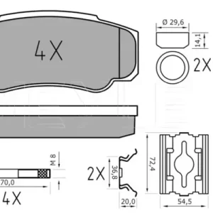Top-Angebot MEYLE 025 239 2120/PD - Bremsbelagsatz, Scheibenbremse - MEYLE-PD Advanced performance and design.