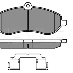 Top-Seller MEYLE 025 245 9518/W - Bremsbelagsatz, Scheibenbremse - MEYLE-ORIGINAL True to OE.