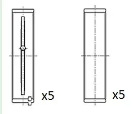Solange Der Vorrat Reicht FAI AutoParts BM1019-STD - Kurbelwellenlager