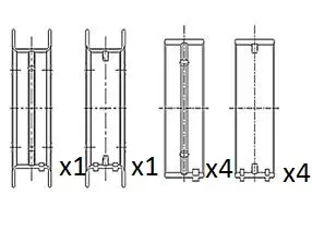FAI AutoParts BM1040-STD - Kurbelwellenlager Neue Kollektion