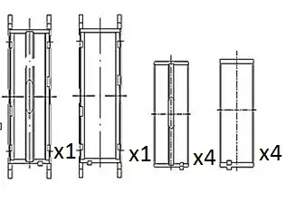 FAI AutoParts BM1055-025 - Kurbelwellenlager Zertifiziert