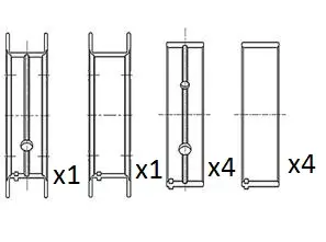 Preisreduziert FAI AutoParts BM1067-STD - Kurbelwellenlager