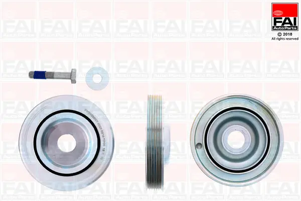 Top-Seller FAI AutoParts FVD1024K - Riemenscheibensatz, Kurbelwelle