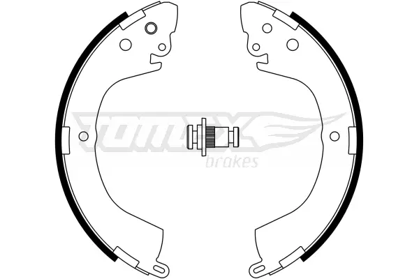 Preisreduziert TOMEX Brakes TX 23-29 - Bremsbackensatz