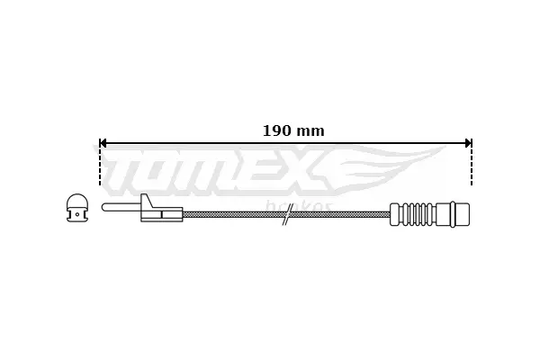 TOMEX Brakes TX 30-09 - Warnkontakt, Bremsbelagverschleiß Ausverkauf
