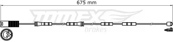 Online Kaufen TOMEX Brakes TX 31-36 - Warnkontakt, Bremsbelagverschleiß