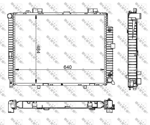 Geprüft NRF 50579 - Kühler, Motorkühlung - EASY FIT