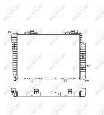 Jetzt Kaufen NRF 51286 - Kühler, Motorkühlung - EASY FIT