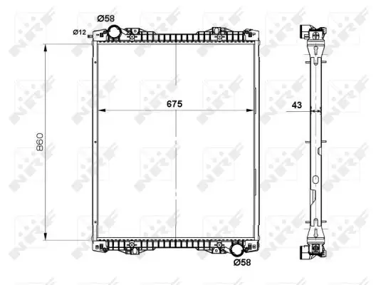 NRF 519743 - Kühler, Motorkühlung Sonderaktion