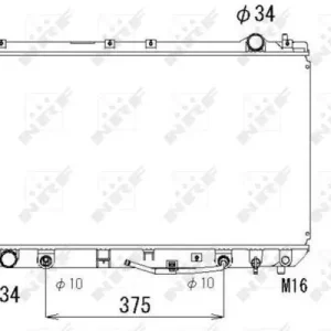 Finale Aktion NRF 53302 - Kühler, Motorkühlung - EASY FIT