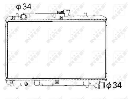 NRF 53351 - Kühler, Motorkühlung Kracherpreis