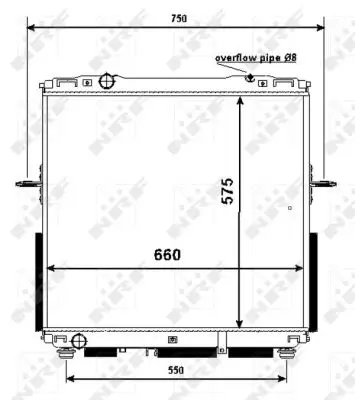 NRF 53367 - Kühler, Motorkühlung Markenprodukt