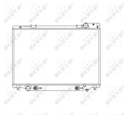 NRF 53539 - Kühler, Motorkühlung Bestpreis