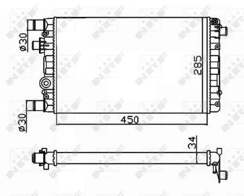Saisonangebot NRF 53602 - Kühler, Motorkühlung