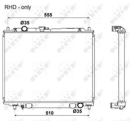 Sonderaktion NRF 53666 - Kühler, Motorkühlung