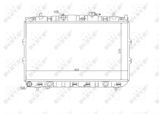 NRF 53819 - Kühler, Motorkühlung Günstig