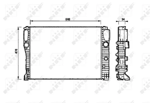 Top-Seller NRF 53829 - Kühler, Motorkühlung