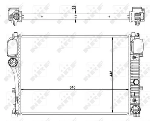 NRF 53839 - Kühler, Motorkühlung Begrenztes Angebot