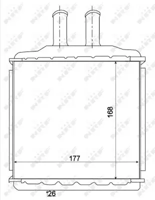 NRF 54270 - Wärmetauscher, Innenraumheizung - EASY FIT Bestpreis