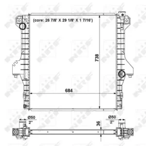 Bestpreis NRF 56025 - Kühler, Motorkühlung - EASY FIT