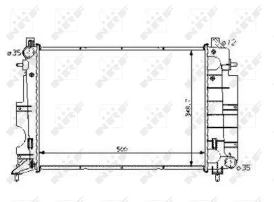 Rabatt NRF 58108 - Kühler, Motorkühlung - EASY FIT