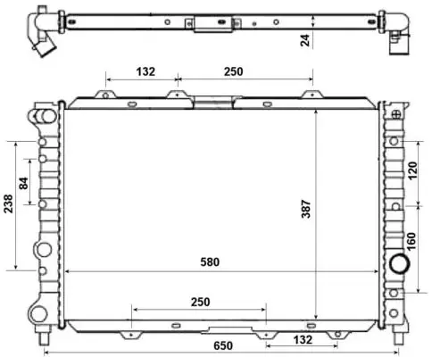 NRF 58202 - Kühler, Motorkühlung - EASY FIT Beliebt