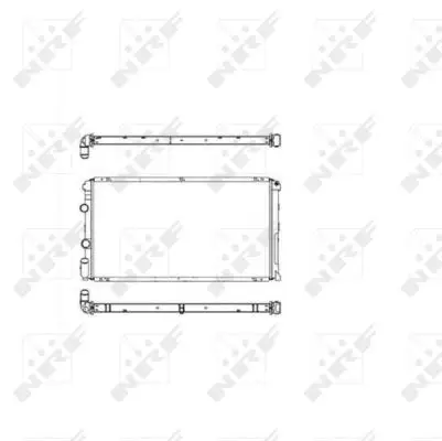 NRF 58213 - Kühler, Motorkühlung - EASY FIT Neue Ware
