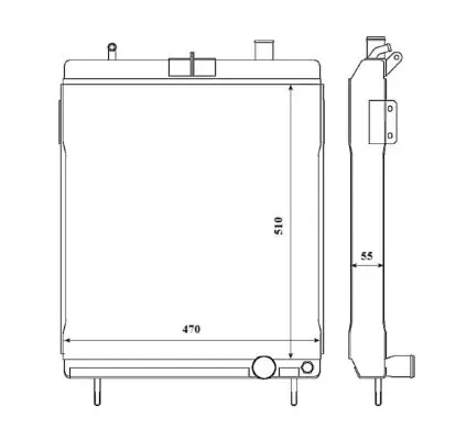 NRF 58406 - Kühler, Motorkühlung - EASY FIT Beliebt