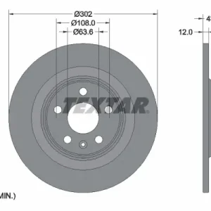 TEXTAR 92295105 - Bremsscheibe - PRO+ Sonderangebot