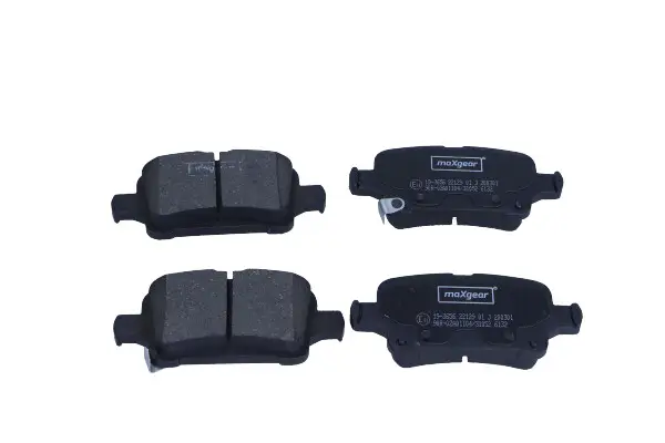 Neue Kollektion MAXGEAR 19-3656 - Bremsbelagsatz, Scheibenbremse